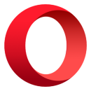 Opera browser with free VPN App logo